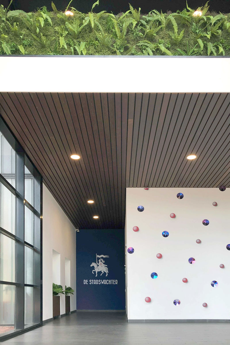 Inrichting entree appartementencomplex Leiden - Stadswachter
