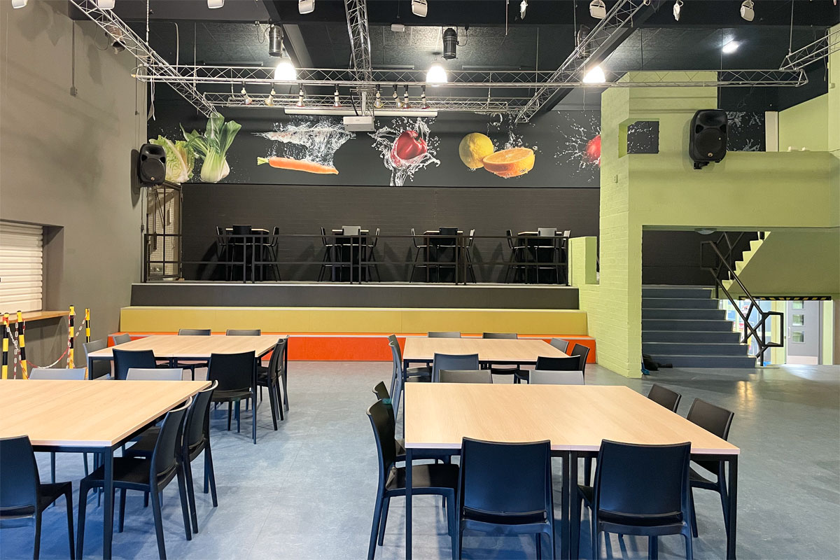 Binnenhuisarchitect Nieuwegein - leerplein schoolinrichting frisse school