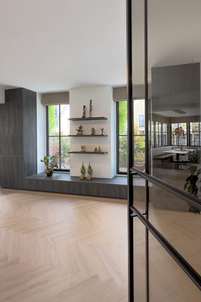 Ontwerp en moderne suite deuren.