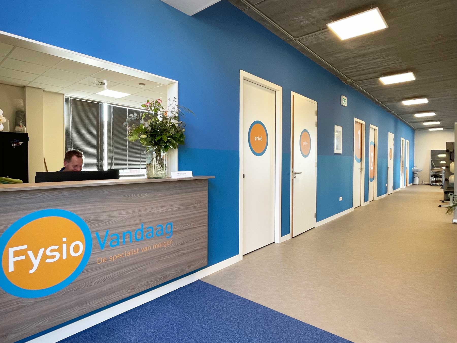 Inrichting interieurontwerp fysiopraktijk Utrecht Houten