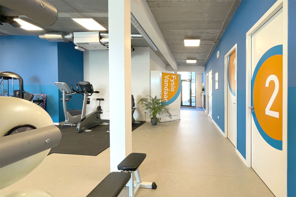 Interieur ontwerp Fysiopraktijk FysioVandaag Utrecht Houten