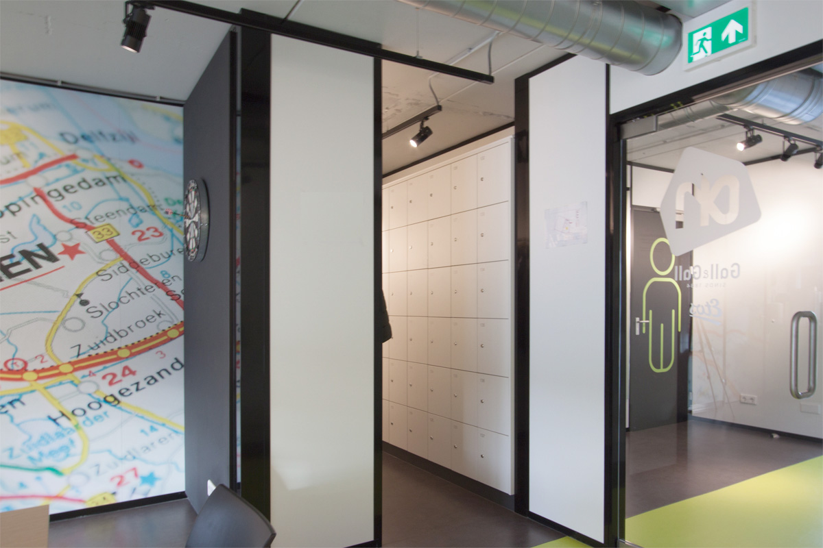 Moderne bedrijfskantineinrichting