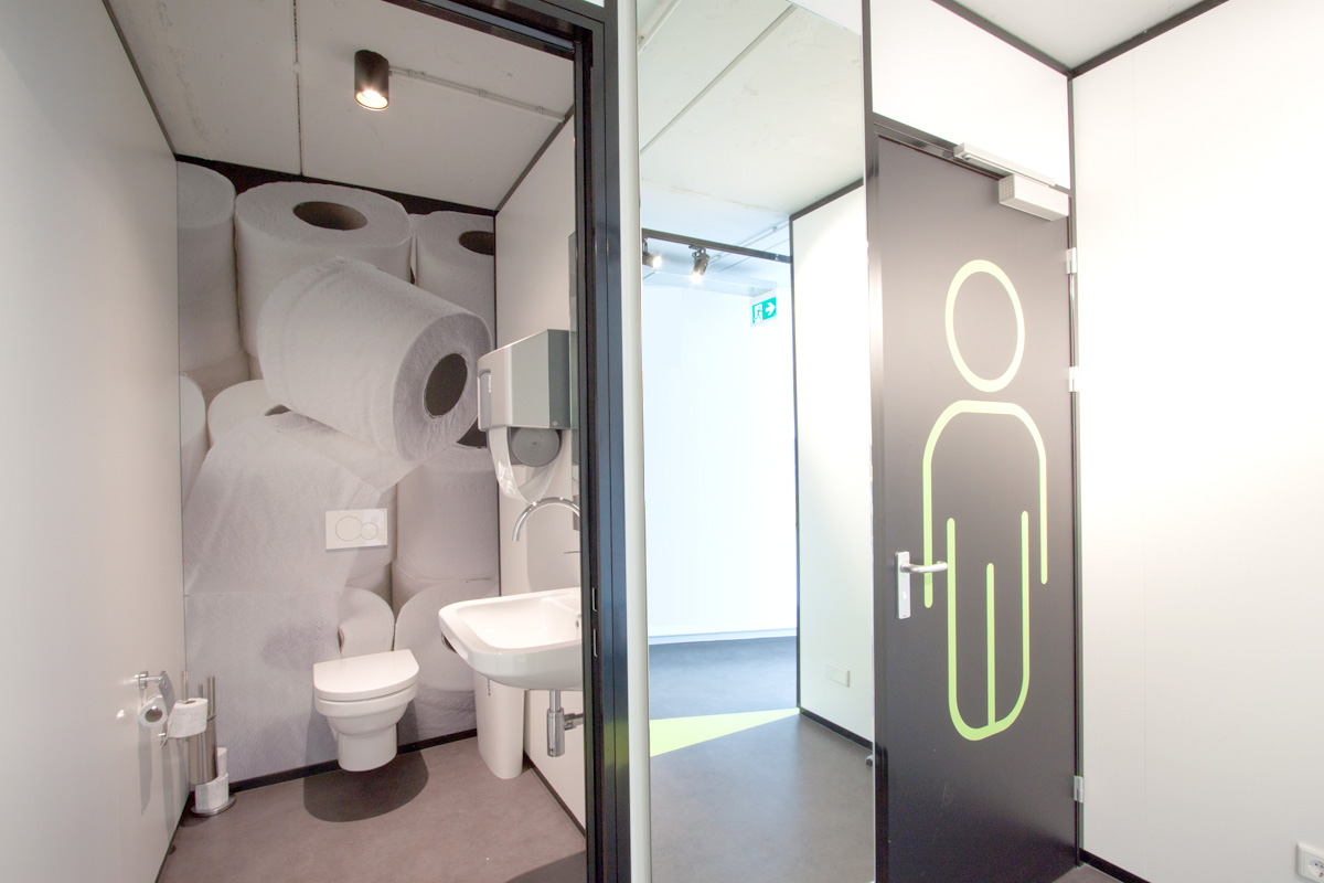 Moderne bedrijfskantine inrichting