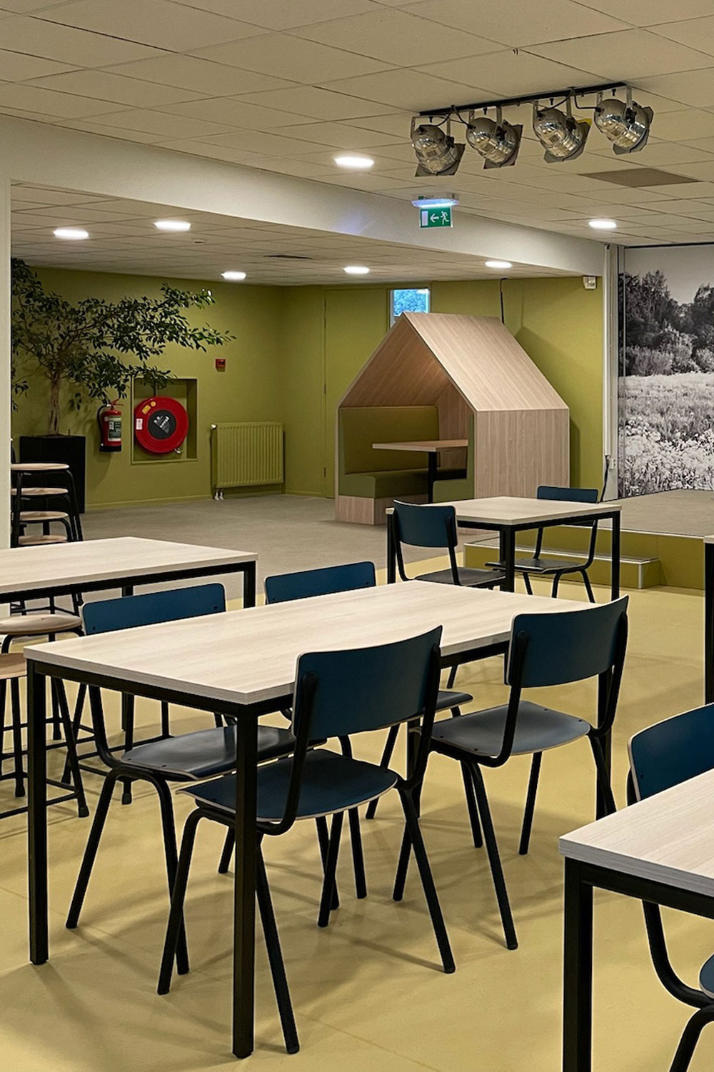 Schoolinrichting binnenhuisarchitect Nieuwegein