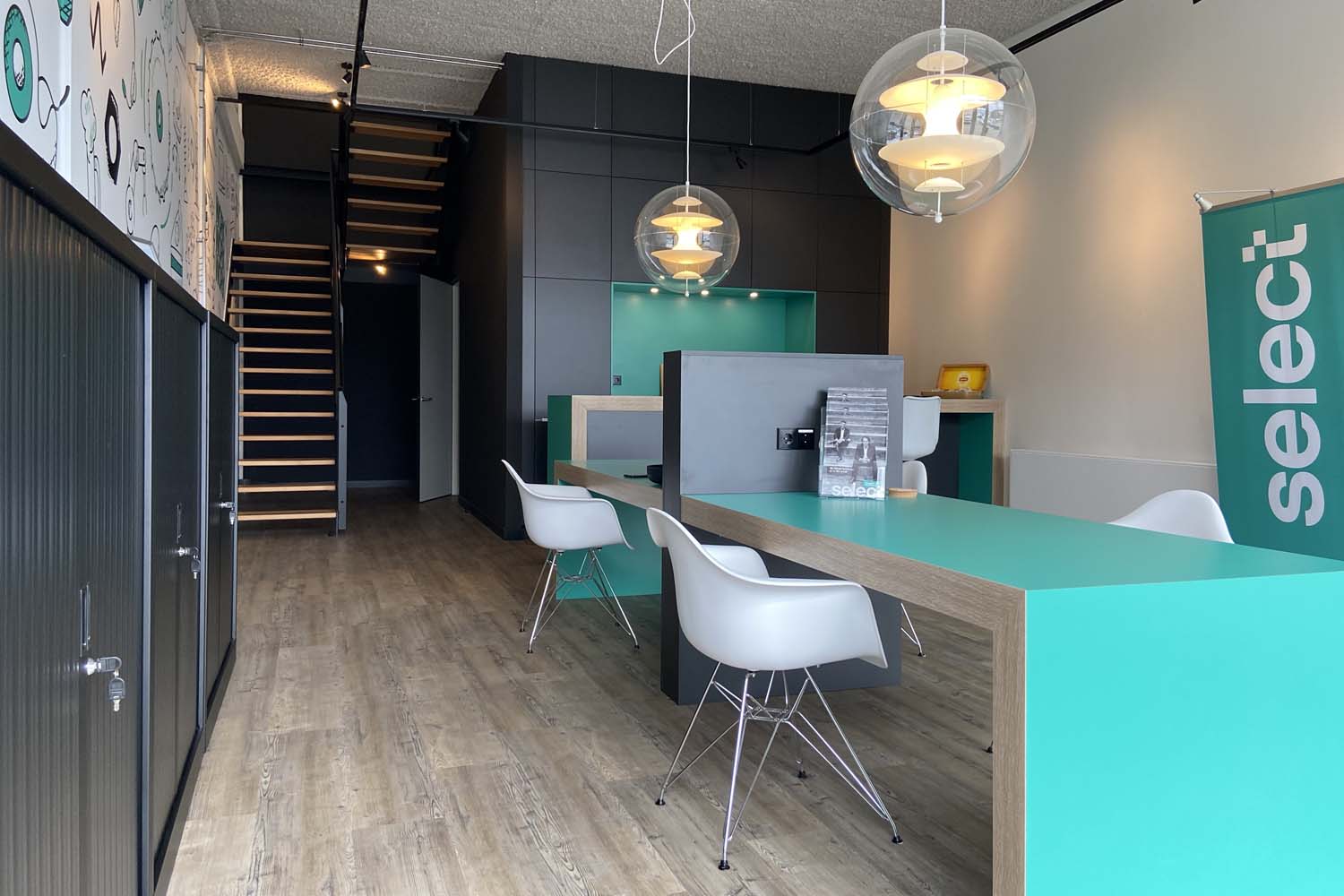 Ontwerp interieur uitzendbureau kantoorruimte door interieurarchitect Utrecht 