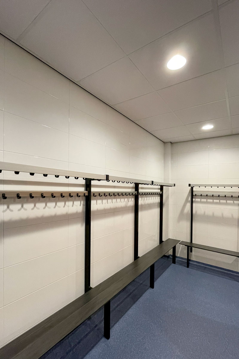 Inrichting fysiotherapie praktijk lockers