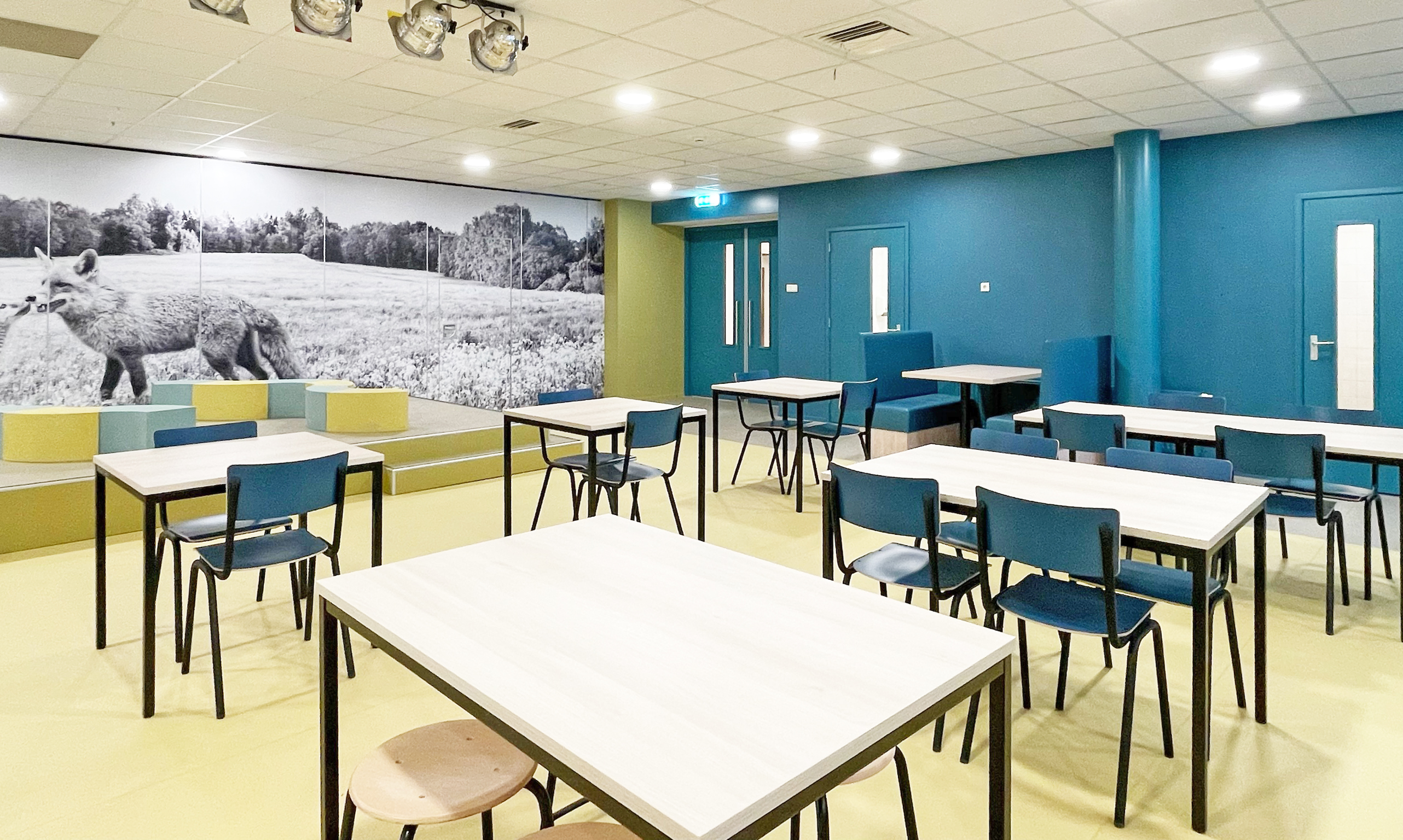 Schoolinrichting basisschool De Vos aula