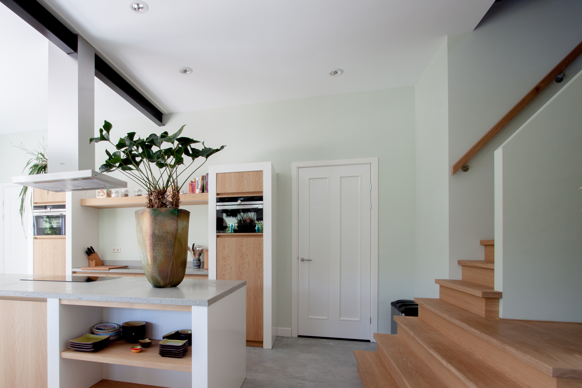 Verbouwing boerderij met leefkeuken