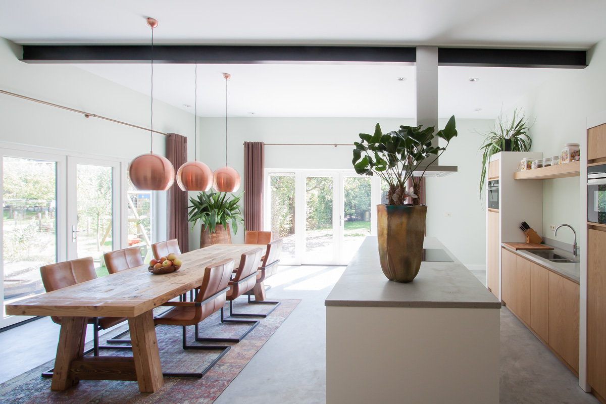 Leefkeuken woonboerderij Utrecht