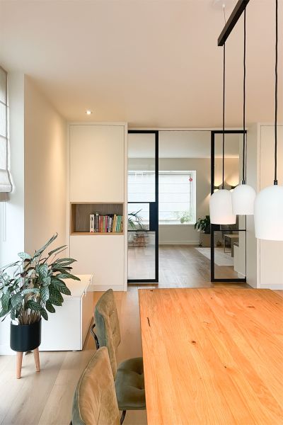 Maatwerk keuken in Amersfoort met eiland, schuifpui en verlichting