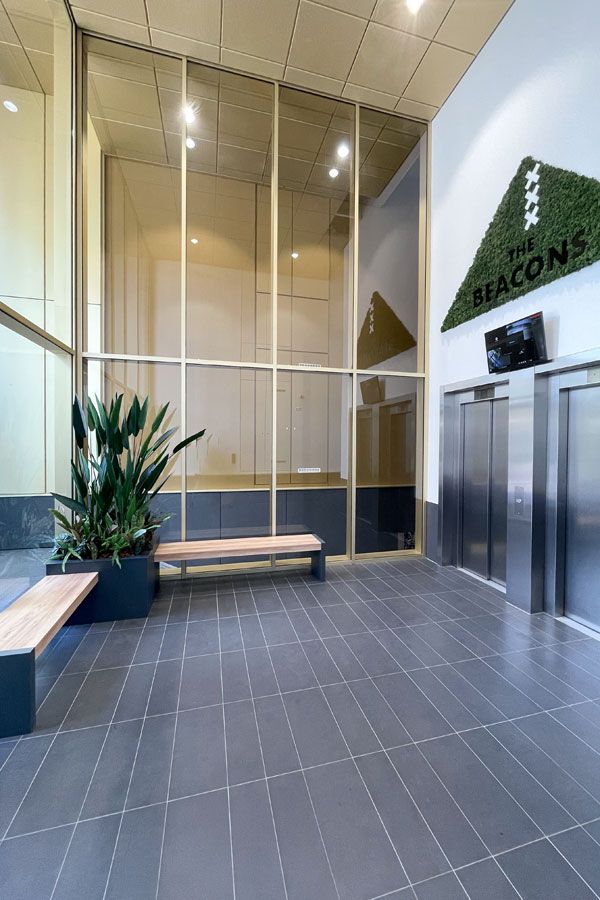 Inrichting entree appartementencomplex Amsterdam