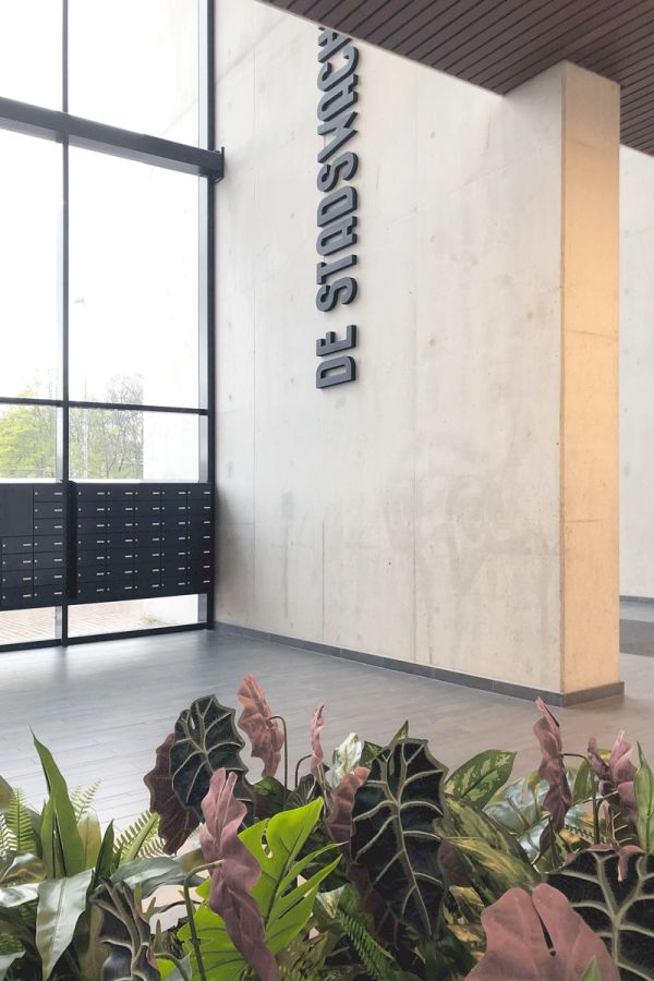 Entree appartementencomplex Leiden