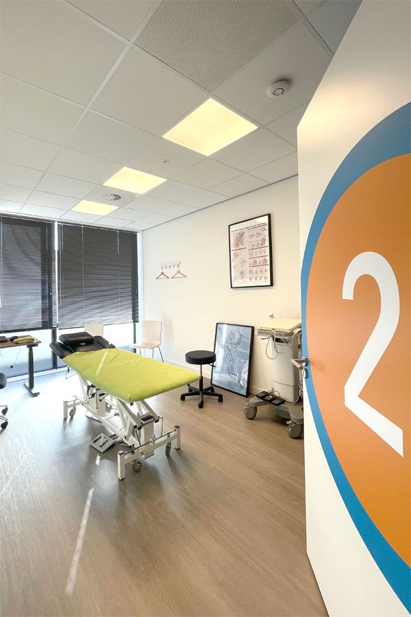 Ontwerp voor inrichting behandelkamer fysiopraktijk Utrecht Houten