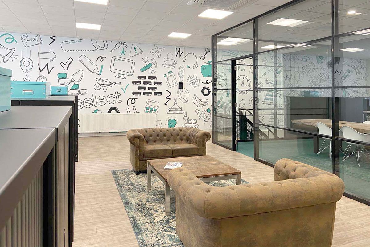 Interieurontwerp kantoorinrichting uitzendbureau - industriële stijl voor moderne werkomgeving