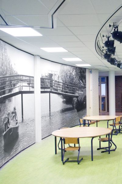 Interieurontwerp leerplein basisschool Houten 