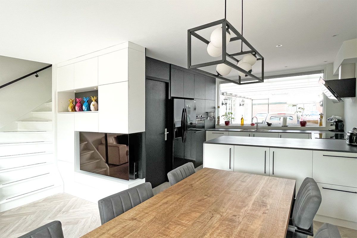 Uniek interieurontwerp woning Utrecht met maatwerkoplossingen en luxe keuken