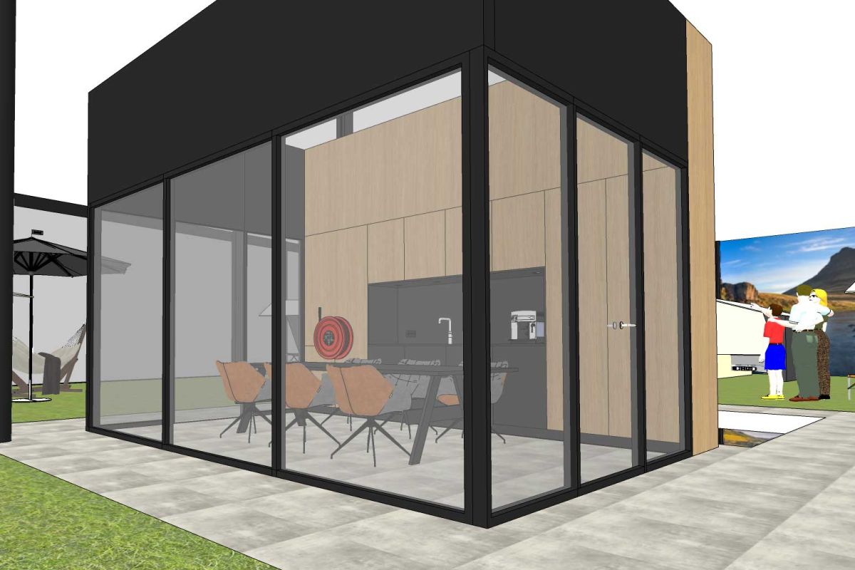 Ontwerp inrichting showroom werkomgeving Utrecht