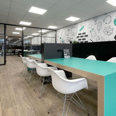 Interieurontwerp uitzendbureau - Binnenhuisarchitect Nieuwegein