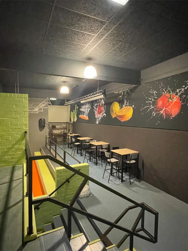 Inrichting school Utrecht, inrichting aula Praktijkschool De Baanbreker IJsselstein