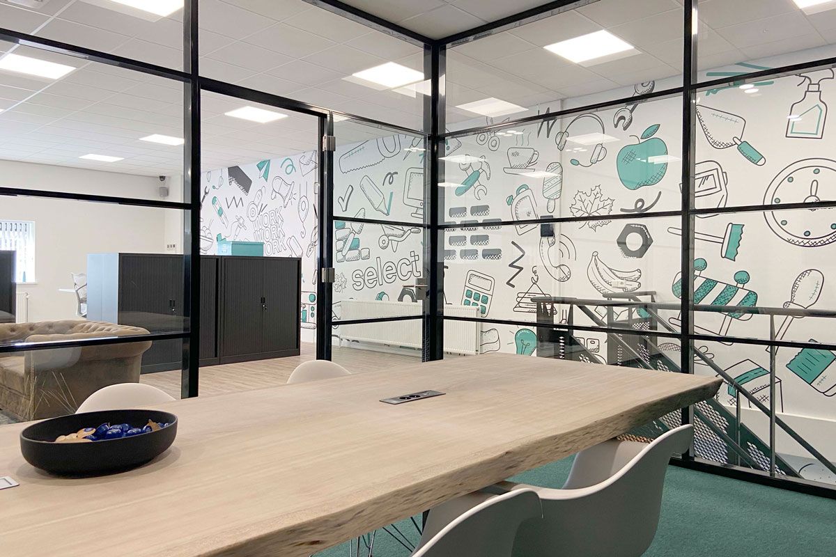 Interieurontwerp werkomgeving uitzendbureau