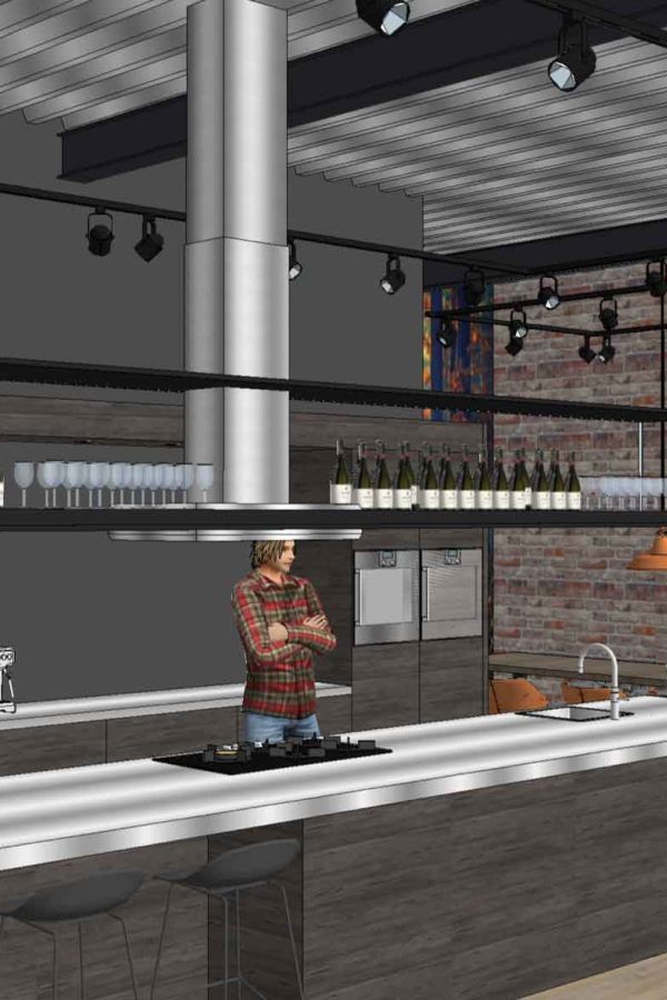 Ontwerp kookstudio JCS Den Haag