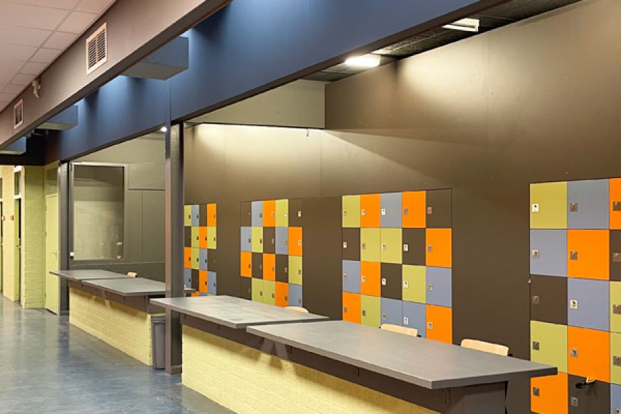 Interieurarchitect Nieuwegein - schoolinrichting basisschool -ontwerp kluisjes